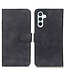 Zwart - faux leder hoesje voor de Samsung Galaxy A54 5G