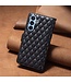 Binfen Color Zwart - leder hoesje met polsbandje voor de Samsung Galaxy A54 5G