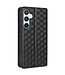 Zwart - faux leder hoesje voor de Samsung Galaxy A54 5G