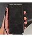 Zwart - faux leder hoesje met polsbandje voor de Samsung Galaxy A54 5G