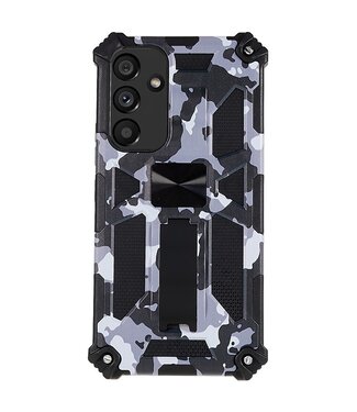 Camouflage Zwart - telefoon hoesje - Samsung Galaxy A54 5G