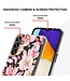 Roze Gardenia - tpu hoesje voor de Samsung Galaxy A54 5G