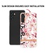 Roze Gardenia - tpu hoesje voor de Samsung Galaxy A54 5G