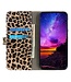 Luipaard design leder portemonnee standfunctie hoesje voor de Samsung Galaxy A54 5G