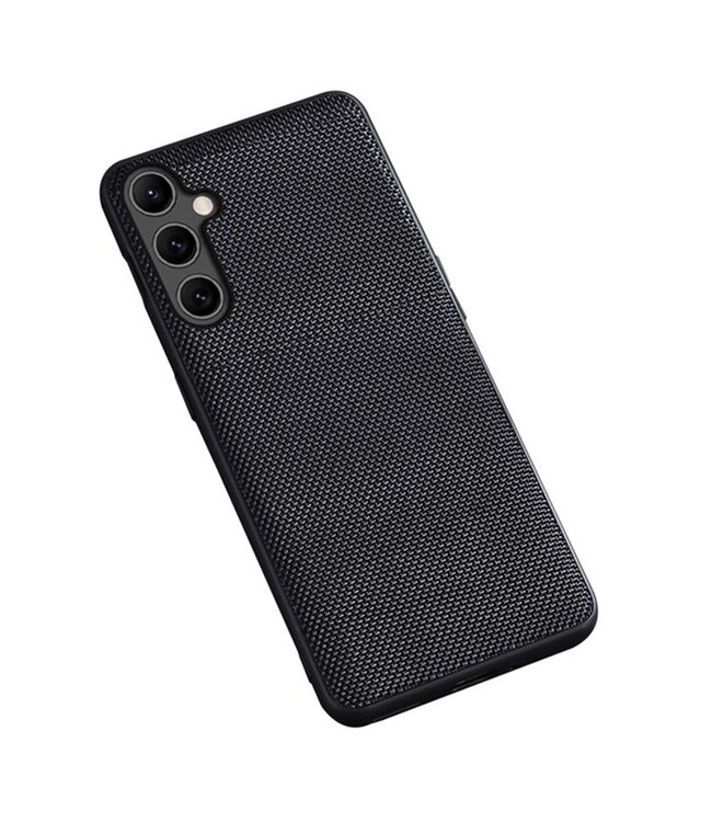 Zwart - nylon tpu hoesje voor de Samsung Galaxy A54 5G