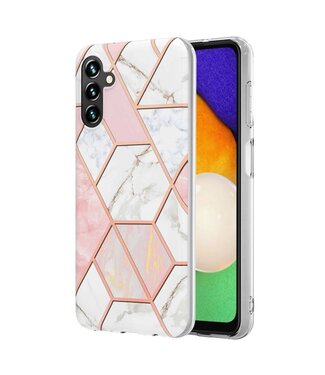 Roze/Wit - tpu hoesje - Samsung Galaxy A54 5G