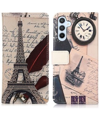 Toren en Veer - design faux leder hoesje - Samsung Galaxy A54 5G
