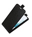 Zwart - flipcase faux leder hoesje voor de Samsung Galaxy A54 5G