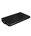 Zwart - flipcase faux leder hoesje voor de Samsung Galaxy A54 5G