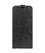 Zwart - flipcase faux leder hoesje voor de Samsung Galaxy A54 5G