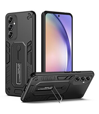 Zwart - standfunctie hoesje - Samsung Galaxy A54 5G