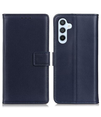 Blauw - portemonnee leder hoesje met standfunctie - Samsung Galaxy A54 5G