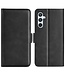 Zwart - faux leder portemonnee hoesje voor de Samsung Galaxy A54 5G