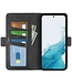 Zwart - faux leder portemonnee hoesje voor de Samsung Galaxy A54 5G