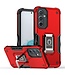 Rood - ring standfunctie hybride hoesje voor de Samsung Galaxy A54 5G