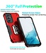 Rood - ring standfunctie hybride hoesje voor de Samsung Galaxy A54 5G