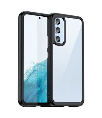 Zwart - hybride hoesje - Samsung Galaxy A54 5G