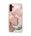 Roze - marmer design tpu hoesje voor de Samsung Galaxy A54 5G