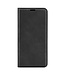 Zwart - faux leder hoesje voor de Samsung Galaxy A54 5G