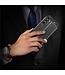 Zwart - litchee skin tpu hoesje voor de Samsung Galaxy A54 5G