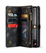 Zwart - caseme multi-functioneel 2-in-1 portemonnee hoesje met polsbandje voor de Samsung Galaxy A54 5G