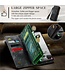 Zwart - caseme multi-functioneel 2-in-1 portemonnee hoesje met polsbandje voor de Samsung Galaxy A54 5G
