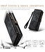 Zwart - caseme multi-functioneel 2-in-1 portemonnee hoesje met polsbandje voor de Samsung Galaxy A54 5G