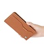 Bruin - faux leder standfunctie portemonnee hoesje voor de Samsung Galaxy A54 5G