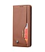 Bruin - faux leder standfunctie portemonnee hoesje voor de Samsung Galaxy A54 5G