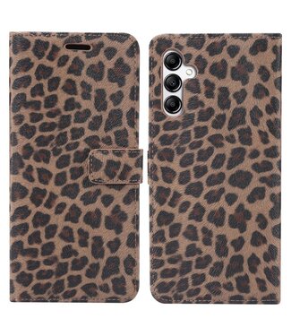 Bruin - leder hoesje - Samsung Galaxy A54 5G