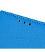 Blauw - leder hoesje voor de Samsung Galaxy Xcover 5