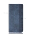 Blauw - vintage stijl leder bookcase hoesje voor de Samsung Galaxy Xcover 5