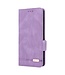 Gele splicing design hoesje voor OnePlus 11 - iDeWei PU-leer flip case met kaartsleuf en polsbandje.