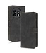 Zwarte Flip Case - Luxe TPU en PU Leer - Wallet en Stand voor de OnePlus 11