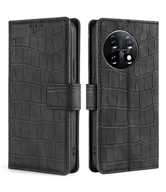 Kleurrijke Imprinting Series 2 Flip Case - Leren hoesje met uniek ontwerp voor OnePlus 11