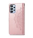 SoFetch Faux Leer - Bookcase Hoesje voor de Samsung Galaxy A23 4G / 5G - Rose Goud