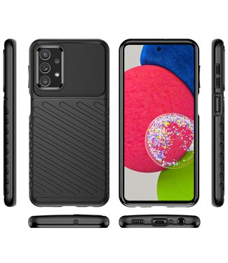 SoFetch Tpu - Backcover Hoesje - Samsung Galaxy A23 4G / 5G / F23 5G / M23 5G - Zwart