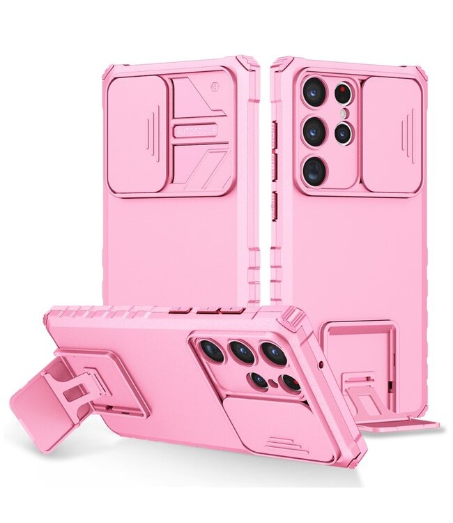 SoFetch Camera protector hoesje Samsung Galaxy S23 Ultra Roze