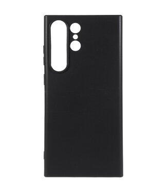 SoFetch SoFetch mat TPU Hoesje Samsung Galaxy S23 Ultra zwart