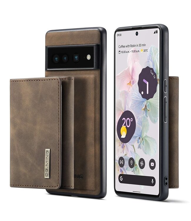 DG.Ming bruin 2-in-1 backcover hoesje Google Pixel 7 Pro