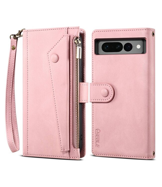 ESEBLE roze portemonnee hoesje Google Pixel 7 Pro