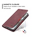 CaseMe rood slim bookcase hoesje Google Pixel 7 Pro