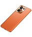 SoFetch oranje leren coating hybride backcover hoesje oppo reno 8