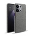 SoFetch grijs stoffen backcover hoesje oppo reno 8