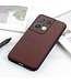 SoFetch bruin echt leder backcover hoesje oppo reno 8