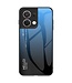 SoFetch blauw glossy gradient backcover hoesje oppo reno 8