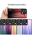 SoFetch blauw glossy gradient backcover hoesje oppo reno 8