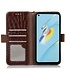 SoFetch bruin krokodillen bookcase hoesje oppo reno 8