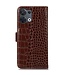 SoFetch bruin krokodillen bookcase hoesje oppo reno 8