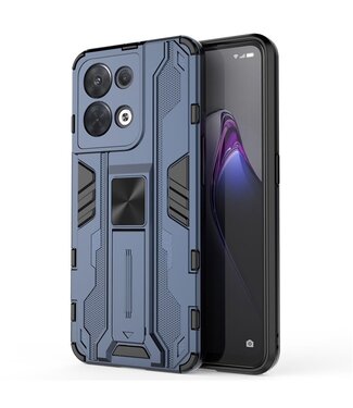 SoFetch SoFetch armor hybride backcover hoesje Oppo Reno 8 blauw